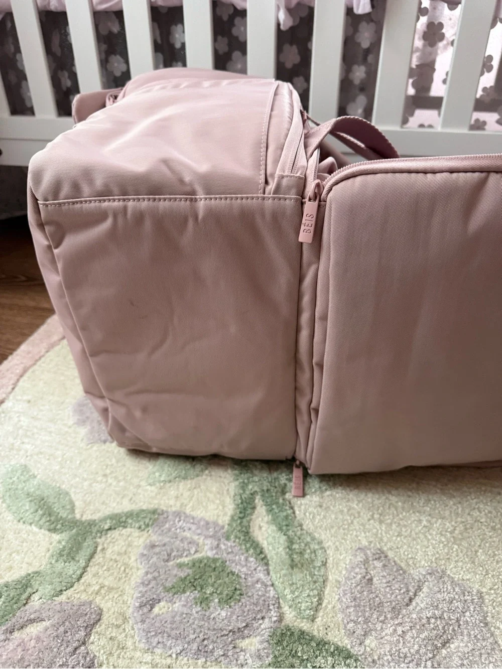 Beis atlas pink diaper bag